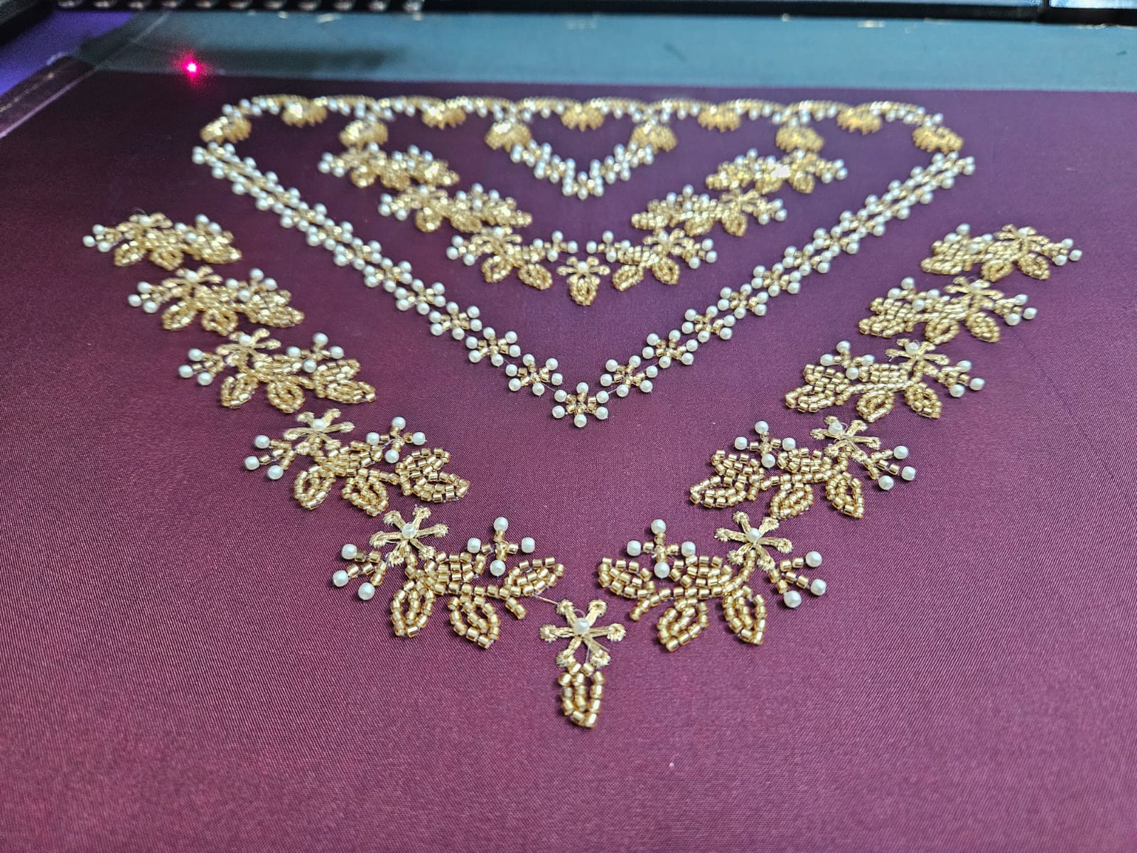 Festive 10 blouse embroidery design