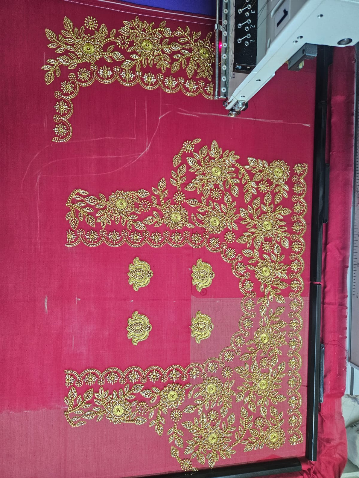 Heavy 07 blouse embroidery design
